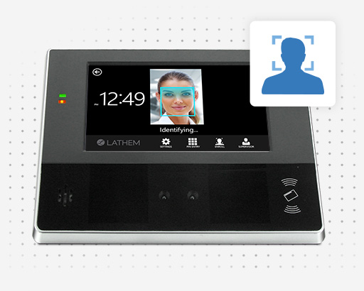 Lathem Face Recognition Time Clock